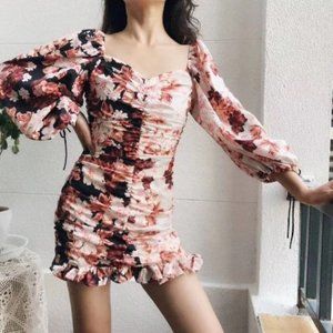 For Love and Lemons Inspired Floral Dress - MEDIUM